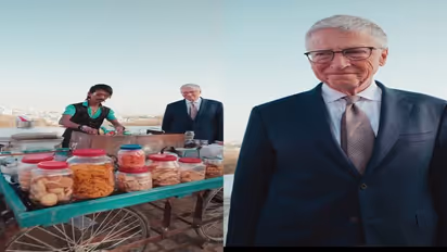 Viral Video: Bill Gates Sips Tea Prepared by the Famous Dolly Chai Wala of Nagpur (Watch)