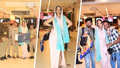 Anant Ambani, Radhika Merchant's pre-wedding festivities: Rihanna departs, poses with paps at the airport