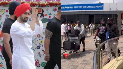 WATCH: Diljit Dosanjh, Akon’s team arrive in Jamnagar for Anant Ambani, Radhika’s pre-wedding festivities