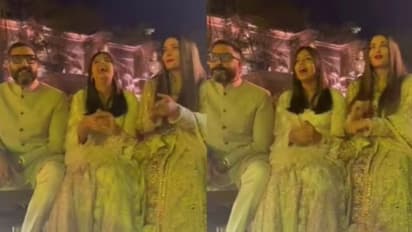 Ambani Event: ಅಂಬಾನಿ ಕಾರ್ಯಕ್ರಮದಲ್ಲಿ ಐಶ್ವರ್ಯಾ-ಅಭಿಷೇಕ್ ಖುಷಿಯಾಗಿರೋ ದೃಶ್ಯಕ್ಕೆ ಫ್ಯಾನ್ ಫಿದಾ