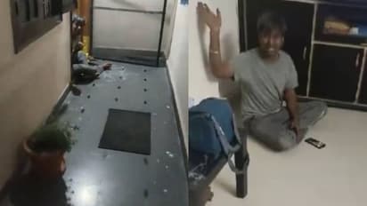 വാതിൽ‌ തുറന്നപ്പോൾ മുറിയിൽ അപരിചിതൻ, ഇറങ്ങിപ്പോകില്ലെന്ന് വാശി, ഭയന്നിട്ടും വിടാതെ യുവതി, വീഡിയോ 