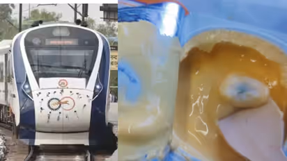 വന്ദേഭാരത് എക്സിക്യൂട്ടീവ് കോച്ചിലെ യാത്രക്കാരന് ഭക്ഷണത്തിനൊപ്പം ലഭിച്ച തൈരിൽ പൂപ്പൽ, ചിത്രങ്ങളുമായി യുവാവ്