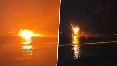 Ukraine destroys Russian military patrol boat in Black Sea near annexed Crimea; WATCH viral video
