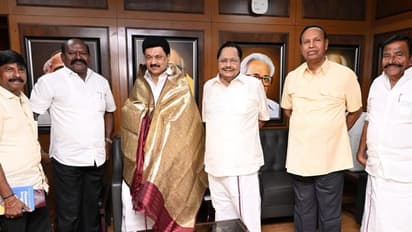 திமுக கூட்டணிக்கு தான் எங்கள் ஆதரவு..! ஸ்டாலினை சந்தித்து அதிரடியாக அறிவிப்பு வெளியிட்ட எர்ணாவூர் நாராயணன்