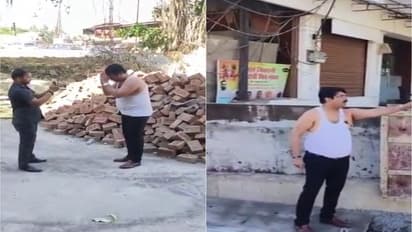 Viral Video: Former BJP Corporator Arvind Shetty Removes Clothes in Protest; Watch Video!