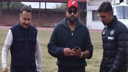 Rohit Sharma's helicopter arrival sets the internet abuzz ahead of Dharamsala Test (WATCH)