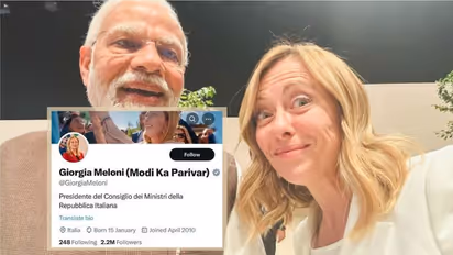 Fact Check: Did Italian PM Giorgia Meloni add 'Modi ka Parivaar' to her X profile? Here's the truth