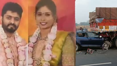 கட்டிய தாலியின் ஈரம் காய்வதற்குள் விபத்தில் பலியான புதுமணத் தம்பதி உள்பட 5 பேர்.. நடந்தது என்ன?