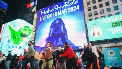 Maha Shivratri 2024: 'Har Har Mahadev' at New York's Times Square (PHOTOS)