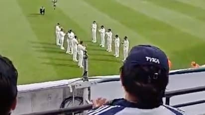 Indian players pay tribute to Ashwin's legacy with guard of honour in his 100th Test at Dharamsala (WATCH)