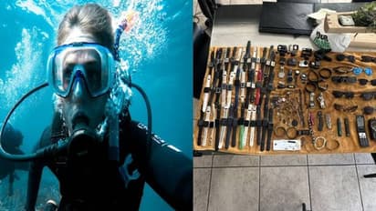 വെള്ളത്തിനടിയിൽ നിന്നും കിട്ടിയത് 200 ആപ്പിൾ വാച്ചുകൾ, ജാ​ഗ്രത പാലിക്കൂ എന്ന് ഡൈവർ