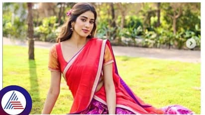 ಕೆಂಪು ಜರಿ ಸೀರೆ ಉಟ್ಟು ತಿರುಪತಿ ವೆಂಕಟೇಶ್ವರ ಸನ್ನಿಧಿಯಲ್ಲಿ ಕಂಡ ನಟಿ ಜಾಹ್ನವಿ ಕಪೂರ್