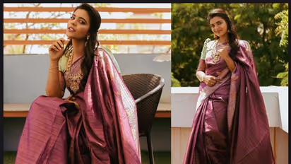 నిండైన చీరలో మెరుపులు మెరిపిస్తున్న ఐశ్వర్య రాజేష్.. ఆమె చీర కడితే ఆ అందమే వేరు 