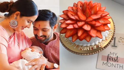 Vikrant Massey, Sheetal Thakur celebrate son Vardaan's 1-month birthday [PICTURES]