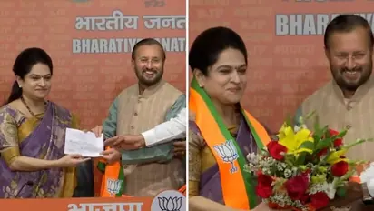 Major setback for Congress; Late Kerala CM Karunakaran's daughter Padmaja Venugopal joins BJP