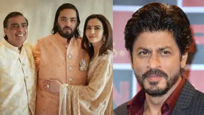 WATCH: Mukesh Ambani terms Shah Rukh Khan as son Anant’s ‘godfather’ at pre-wedding festivities