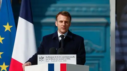 Emmanuel Macron advocates constitutional protections for women; pushes ‘Right to Terminate Pregnancy’ in EU