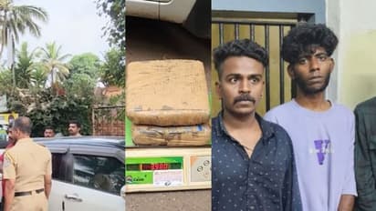 നിർത്താതെ ചീറിപ്പാഞ്ഞ് വെള്ള സ്വിഫ്റ്റ് കാർ, വട്ടം വെച്ച് കെഇഎംയു സംഘം; അകത്ത് 5 യുവാക്കൾ, 4 കിലോ കഞ്ചാവും!