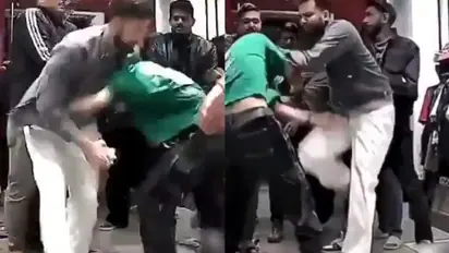 Viral Video: Elvish Yadav slaps, kicks YouTuber Maxtern; thrashes him brutally; read report