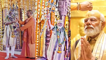 ಕಾಶಿ ವಿಶ್ವನಾಥ ದೇವಸ್ಥಾನಕ್ಕೆ ಮೋದಿ ಭೇಟಿ, ತ್ರಿಶೂಲ ಹಿಡಿದು ಹರ ಹರ ಮಹಾದೇವ್‌ ಎಂದ ಪ್ರಧಾನಿ