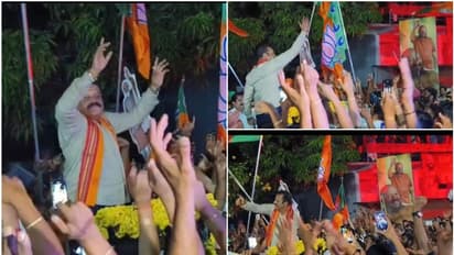 സുരേഷ് ഗോപിയുടെ റോഡ് ഷോ അന്തിക്കാട്, മുന്നിലതാ സുനിൽ കുമാറിന്റെ തെരഞ്ഞെടുപ്പ് കമ്മിറ്റി ഓഫീസ്, ശേഷം...