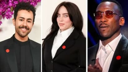 'സമാധാനം പുനസ്ഥാപിക്കണം'; ഓസ്കാര് വേദിയിൽ ഗാസയ്ക്ക് ഐക്യദാര്ഢ്യം, ചുവന്ന ബാഡ്ജ് ധരിച്ച് താരങ്ങള്