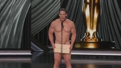 ಆಸ್ಕರ್‌ ಅವಾರ್ಡ್‌: ಬೆಸ್ಟ್ ಕಾಸ್ಟ್ಯೂಮ್ ಪ್ರಶಸ್ತಿ ನೀಡಲು ಬೆತ್ತಲಾಗಿ ಬಂದ ರೆಸ್ಲಿಂಗ್ ಸ್ಟಾರ್ ಜಾನ್ ಸೀನಾ