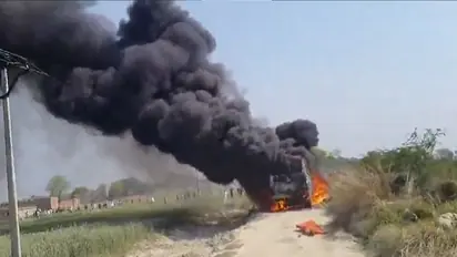 Fatal bus fire: 10 dead after bus caught fire in Ghaziabad