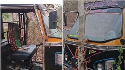 രോഗിയുമായി വന്ന ഓട്ടോറിക്ഷ മ്ലാവിനെ ഇടിച്ച് മറിഞ്ഞു, ഓട്ടോ ഡ്രൈവർക്ക് ദാരുണാന്ത്യം,3 പേർക്ക് പരിക്ക്