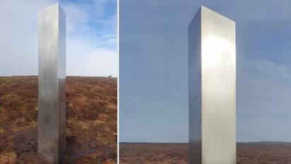 லண்டன்.. மலை அருகே ஒரு அமானுஷ்யம்.. தீடீரென தோன்றிய "ஸ்டீல் மோனோலித்" - ஏலியன் வேலையா இருக்குமோ என சந்தேகம்?