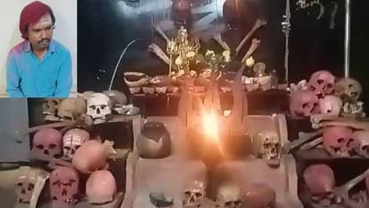 பூஜை அறை முழுவதும் எழும்புக்கூடுகள், மண்டை ஓடுகள்.. பெங்களூரு பண்னை வீட்டில் பகீர் சம்பவம்..