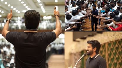 அடுத்த தளபதி இவர்தான் போலையே... விஜய் பாணியில் ரசிகர் படையை திரட்டி மாஸ் காட்டிய சிவகார்த்திகேயன் - வீடியோ இதோ