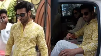 WATCH: Groom-to-be Pulkit Samrat spotted leaving his house in yellow kurta, netizens love his Haldi look