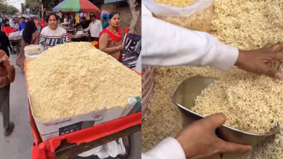 Loose Maggi for sale on a street pushcart, garners 41 million views online; WATCH viral video