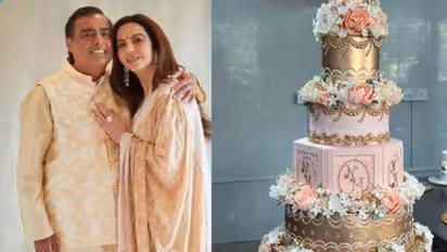 ಅಬ್ಬಬ್ಬಾ ..39ನೇ ವಿವಾಹ ವಾರ್ಷಿಕೋತ್ಸವಕ್ಕೆ ಅಂಬಾನಿ ದಂಪತಿ ಕಟ್‌ ಮಾಡಿದ ಗೋಲ್ಡನ್‌ ಕೇಕ್‌ ಹೇಗಿದೆ ನೋಡಿ!