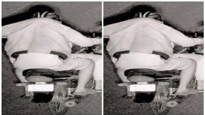 ഹെൽമറ്റില്ല, ക്യാമറയെ പറ്റിക്കാൻ കൂട്ടുകാരന്റെ കോട്ടില് തലയിട്ട് യാത്ര! കാലെണ്ണി കയ്യോടെ പൊക്കി എംവിഡി!