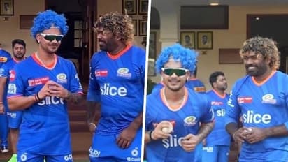 IPL 2024: Ishan Kishan mimics Malinga's bowling action during Mumbai Indians practice (WATCH)
