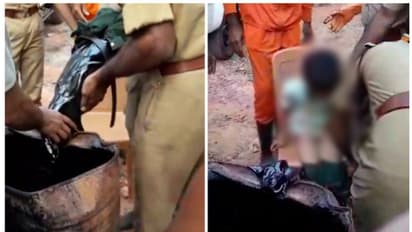 കളിക്കിടയില്‍ കുട്ടി ടാര്‍ വീപ്പയില്‍ കയറിഒളിച്ചു; പുറത്തിറങ്ങനാവാതെ ഒരു മണിക്കൂർ, ഒടുവിൽ രക്ഷകരായി ഫയർഫോഴ്സ്