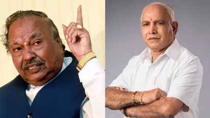 കർണാടക ബിജെപിയിൽ പൊട്ടിത്തെറി, യെദിയൂരപ്പയുടെ മകനെതിരെ സ്വതന്ത്രനായി മത്സരിക്കാനൊരുങ്ങി കെ എസ് ഈശ്വരപ്പ