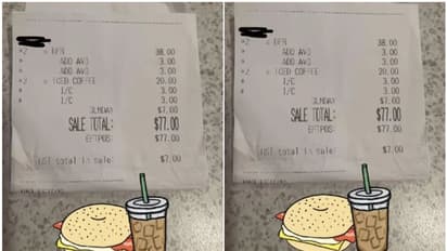 രണ്ട് റോളും കോഫിയും കഴിച്ചു, പിന്നാലെ വന്നു വമ്പൻ ബില്ല്; ഞെട്ടി യുവാവ്, ചർച്ചയായി ബില്ല്