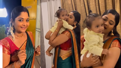 കുഞ്ഞിനെ കാണാൻ ഓടിയെത്തി കല്യാണിയമ്മ, വൈറലായി വീഡിയോ