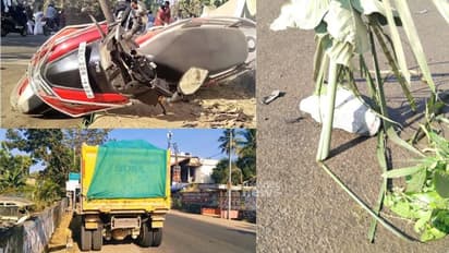 തുറമുഖത്തേക്കുള്ള കല്ല് ലോറിയിൽ നിന്ന് തെറിച്ചുവീണ് യുവാവിന് തലക്ക് ഗുരുതര പരിക്ക്; വിഴിഞ്ഞത്ത് സമരം