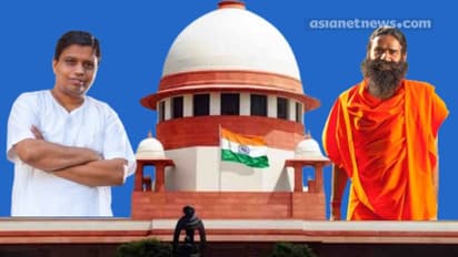 ബാബ രാംദേവിനോടും ആചാര്യ ബാൽ കൃഷ്ണയോടും കടുപ്പിച്ച് സുപ്രീം കോടതി; പതഞ്ജലി പരസ്യ കേസിൽ നേരിട്ട് ഹാജരാകണം