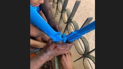 'കളിക്കിടയിൽ മകന് പറ്റിയ അബദ്ധം, പേടിക്കേണ്ട, അവർ വരുമെന്ന് അവനോട് പറഞ്ഞു, വിശ്വാസം കാത്തതിന് നന്ദി'; കുറിപ്പ്