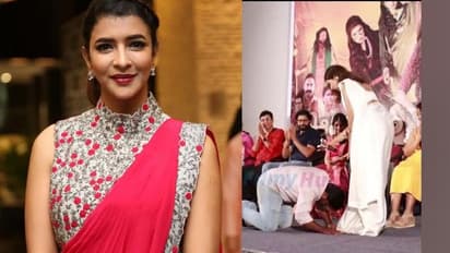 ఏడుస్తూ.. మంచులక్ష్మి కాళ్ళమీదపడ్డ అభిమాని.. కారణం ఏంటంటే..? 