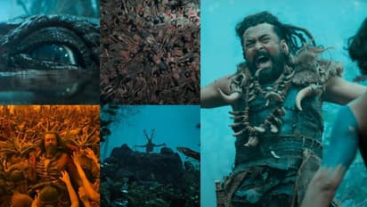 300 കോടി ബജറ്റില് തെലുങ്കിനെയും വെല്ലുന്ന കാന്വാസ്! അമ്പരപ്പിക്കാന് സൂര്യ; 'കങ്കുവ' ടീസര്