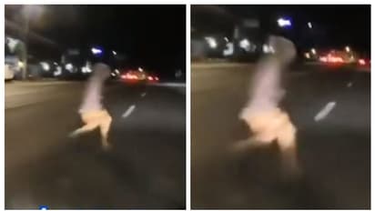 'അയ്യോ... പ്രേതം'; ബൈക്ക് യാത്രക്കാരന്‍റെ ഹെല്‍മറ്റ് ക്യാമറയില്‍ കുടുങ്ങിയ 'പ്രേത വീഡിയോ' വൈറല്‍ 