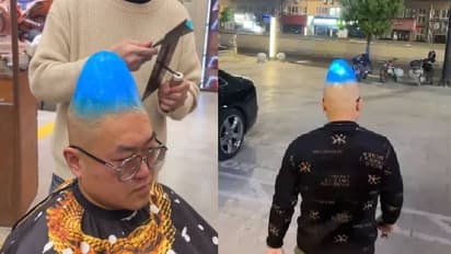 'ഒരു സൈറൺ കൂടിയാവാമായിരുന്നു', യുവാവിന്റെ ഹെയർസ്റ്റൈലിനെ ട്രോളിക്കൊന്ന് നെറ്റിസൺസ്