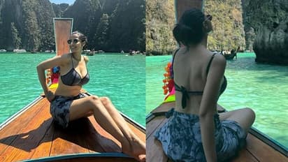 థాయిలాండ్ దీవుల్లో గుంటూరు కారం హీరోయిన్.. బోట్ పై విహరిస్తూ క్రేజీ ఫోజులు 