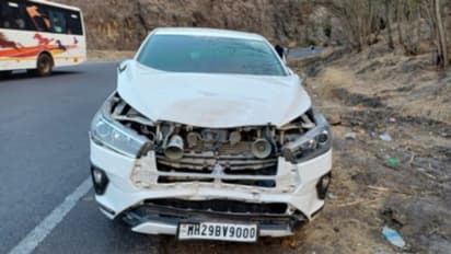 കേന്ദ്രമന്ത്രിയുടെ കാര് അപകടത്തിൽ പെട്ടു; കാറിന് മുമ്പില് കണ്ടെയ്നര് ലോറി തട്ടി, ആര്ക്കും പരുക്കില്ല